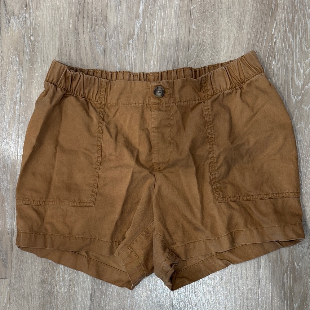 Maternity Women's Brown Casual Shorts